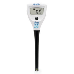 Medidor de pH de bolso da gama Pool Line da Hanna Instruments, com resolução de 0,1 pH (HI981014)