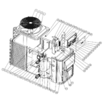 Exploded view — HYDRO-PRO HEAT PUMP (TYPE 26)