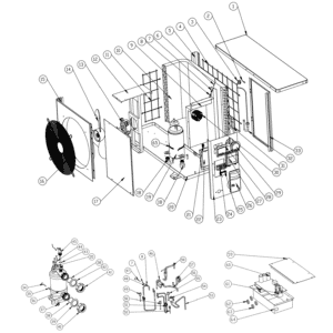 Exploded view — FLOTIDE HEAT PUMP, TYPE INVERTER (TYPE XP09CSIE)