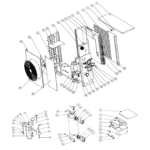 Exploded view — FLOTIDE HEAT PUMP, TYPE INVERTER (TYPE XP20CSIE)