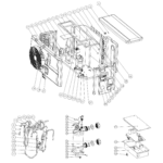 Exploded view — HYDRO-PRO HEAT PUMP, TYPE Z INVERTER (TYPE Z7/32)