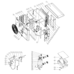 Exploded view — HYDRO-PRO HEAT PUMP, TYPE Z INVERTER (TYPE Z11/32)