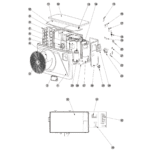 Exploded view — HYDRO-PRO HEAT PUMP TYPE PX7/32