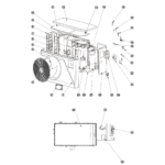 Exploded view — HYDRO PRO HEAT PUMP TYPE PX14/32
