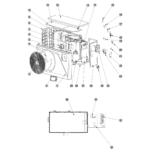 Exploded view — HYDRO PRO HEAT PUMP TYPE PX30/32