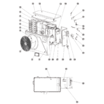 Exploded view — HYDRO PRO HEAT PUMP TYPE PX30T/32