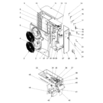 Exploded view — NORSUP HEAT PUMP, TYPE PX INVERTER (TYPE P35X/32)