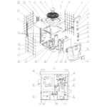 Exploded view — NORSUP HEAT PUMP, TYPE PV INVERTER (TYPE P13V/32)