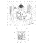 Exploded view — NORSUP HEAT PUMP, TYPE PV INVERTER (TYPE P24V/32)