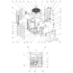Exploded view — NORSUP HEAT PUMP, TYPE PV INVERTER (TYPE P31TV/32)