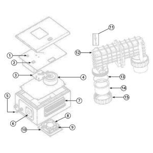 Exploded view — SC Max Chlorinator (Last Sold 2020)
