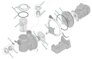 Sta-Rite 5P6R Pump Spare parts