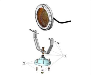 Lampe de jardin LED AstralPool avec boîtier en ABS - 35450
