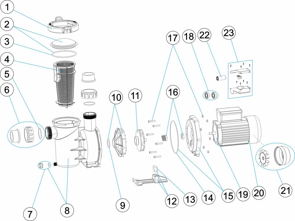 AstralPool Alaska Basic Pump - 69384 - 1