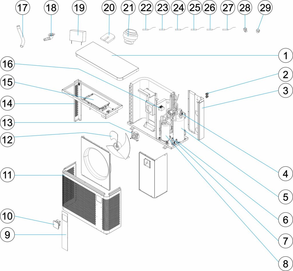 Zodiac Heat Pump Z250 - WH000553 - 1