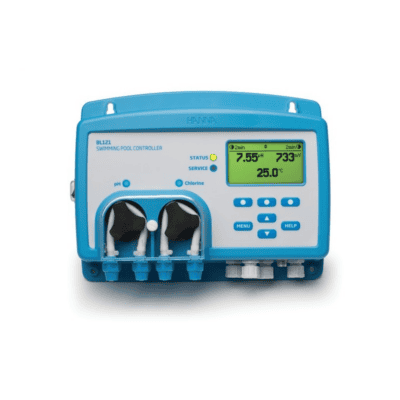 Hanna Instruments pH / ORP / Temperature Swimming Pool & Spa Dosing Controller (In-Line, 115/230V) (BL121-10) - 1