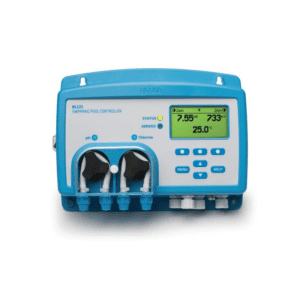 Hanna Instruments pH/ORP/Temperature Swimming Pool Controller with Panel-Mounted Flow Cell (BL121-20)