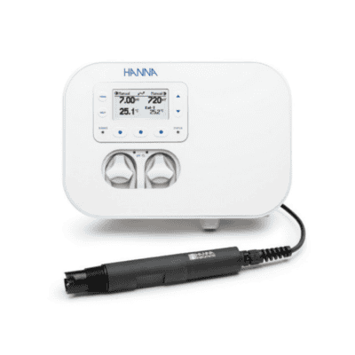 Hanna Instruments pH/ORP/Temperature Pool Controller for External Dosing Pumps, Panel with Flow Cell (BL131-20) - 2