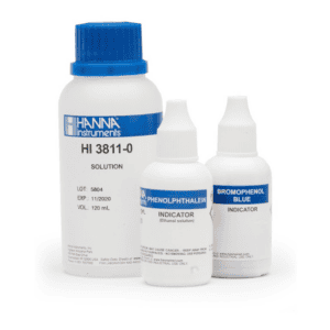 Hanna Instruments Alkalinity Test Kit Replacement Reagents (110 Tests) (HI3811-100)