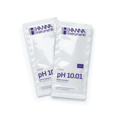 Hanna Instruments pH 10.01 Calibration Buffer Solution Sachets (25 × 20 mL) (HI70010P) - 2