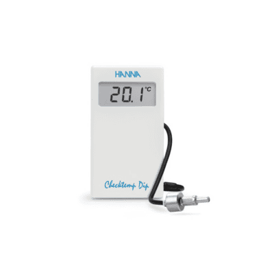 Hanna Instruments Checktemp Dip Pocket Thermometer with 3 m Weighted Probe, IP65 (HI98539) - 1
