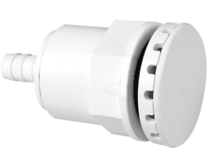 Balboa Lo-Pro 3/8-Inch M+ Spa Air Injector, White